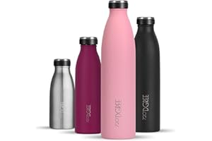 720°DGREE Borraccia termica 750 ml "milkyBottle" - Senza BPA, Prova di Perdite - Bottiglia acqua termiche in acciaio inox - Borracce perfetto per bevande calde, fredde, università, ufficio, all'aperto
