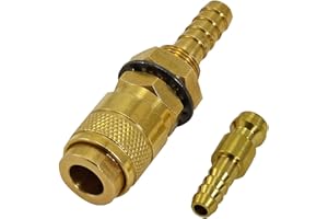RIVERWELD Soldadura TIG Gas y Agua conector rápido Montaje de conector de la manguera 1 Conjunto oro