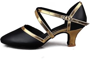 HROYL damskie buty do tańca towarzyskiego Salsa Tango wysokie obcasy do tańca, model 515/WX