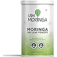 I AM MORINGA Moringa Powder 100 gm 100% Natural Drumstick Leaf Powder Good for Skin, Hair Healthy Plant based Protein Powder with No Chemicals and Preservatives