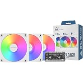 MONTECH GF120R V2 ARGB 120mm Kasa Fanı (3&rsquo;l&uuml; Set) &ndash; Reverse Blade, Y&uuml;ksek Performanslı Hava Akışı, Sessiz Hidrolik Rulman, Ca