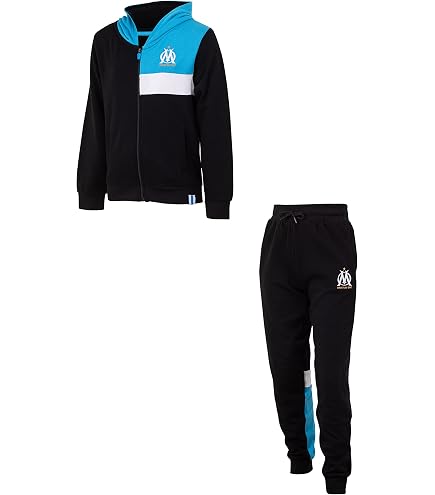 Survêtement Officiel Olympique De Marseille | Collection OM Fit Pour Supporters Hommes | Taille S à XXL