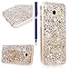Produktbild FESELE Silikon Schutzhülle für [Samsung Galaxy A3 2017] Glitzer Diamant Luxus Kristall Silikon Dünn Transparent Tasche Handy Cover Schutzhülle, Samsung Galaxy A3 2017 Strass Durchsichtig Crystal Case Glänzend Weich TPU Bling Case Tasche Etui Bumper für Samsung Galaxy A3 2017 + Blau Eingabestift Stylus Touch Pen-Glitter,Silber