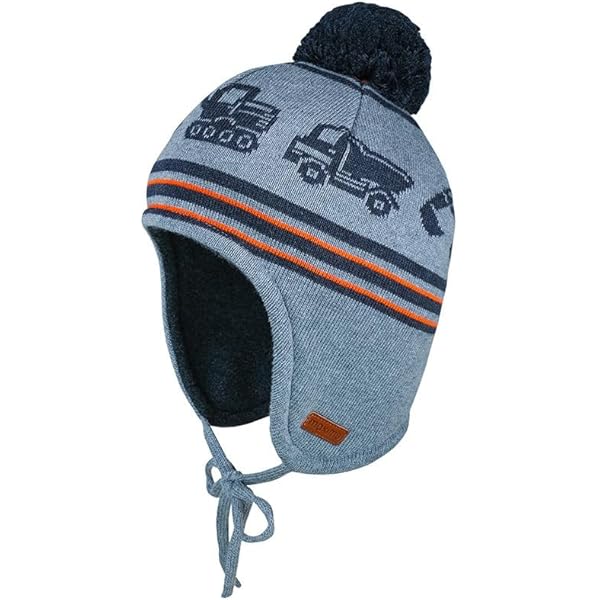 Cappellino Maximo Veicoli Costruzione - Berretto Caldo Bambini Made In Germany