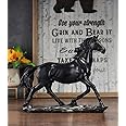 JXCBXJ Horse Resin Statue,Home Animal Decor,Horse Art Figurine Decorative Sculpture,for Home Office Decoration Gift.