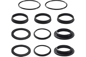 Lyeteung 11 Stücke 5 Größen Abflussrohrdichtungsring, Dichtungs für Siphon Silikondichtung, Dichtung Waschbecken Ablauf,für Abflussrohr, Waschbecken, Geruchsverschluss, Siphon