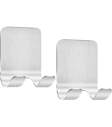 KES Handdoekrails Wandmontage Badkamer Handdoekhouder Handdoek Hanger 18/8 Geborstelde Afwerking 80CM, A2000S80-2