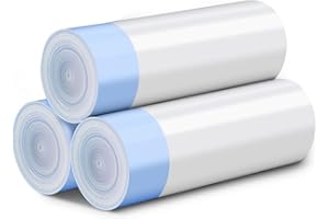 Ellenpent ICB019 - Sacchetti per rifiuti per lettiera automatica, confezione da 60 pezzi, 3 rotoli