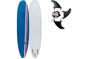 CIRCLE ONE 8 ft Australian Board Co Pulse Soft Foamie Beginner Surfboard / Kids, Adults / Quality Leash and Fins Included