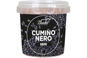 BEMBO QUALITÀ D'AUTORE Semi Bembo: Semi di Cumino Nero 75g – Nigella Sativa, Senza Additivi – Confezione Anti-Spreco, Anti-Ossidazione, Riutilizzabile e Riciclabile