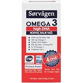 Sorvagen Omega 3 High DHA 1000mg Balık Yağı, 50 Kaps&uuml;l