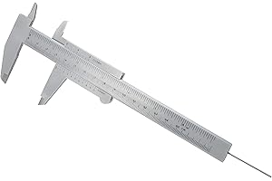 Sonew Calibro sopracciglia, Righello di guida del sopracciglio di misura di trucco del dispositivo di misurazione scorrevole del calibro a corsoio di 150MM