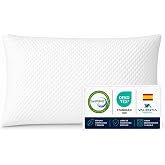 VALENTIA MEDICAL Memory Foam Pillow, 60 cm with Washable Cover, Double Layer Soft and Ergonomic Cervical Anti-Dust Mite Adapt