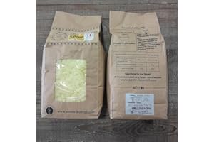 DOUCEUR DES SENS Duo de copeaux Savon de Marseille citron vert Le Sérail-Fabrication traditionnelle-2kg- Economique et écologique- environ 40 litres de lessive