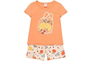boboli Pijama niña Verano – Algodón – Pijama de Color Rosa – Manga Corta – Pijama para niñas y Adolescentes de 2 años a 12 años