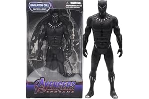 FYDZBSL Black Panther Figure Avengers Anime Spielzeug Statue beliebte Model Actionfigur PVC Doll Collectibles Sammlerstück Dekoration Ornamente Sammlung Desktop Puppe 21cm