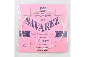 Savarez - Cuerda para guitarra clásica Traditional Concert 524R, solo cuerda D4w estándar, se adapta al juego de cuerdas 520F, 520P, 520R, 520P1, 520P3