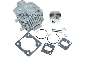 ICOOYO Kit cilindro pistone per Husqvarna 142R 142RB 142RJ 152R 152RB 152RJ 143R 153R Jonsered GC2042 GC2052 BP2052