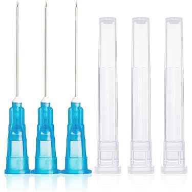 8001089 doseernaald 21ga, naaldlengte 12,7mm, paars, dia 0,51mm
