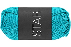 ‎LANA GROSSA LANA GROSSA Star Pot Holder Cotton Hand Knitting Yarn Made of 100% Cotton 50 g Wool for Knitting and Crocheting 90 m Yarn FB67