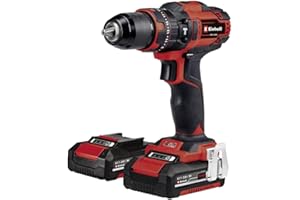 Einhell Aku. zestaw wiertarko-wkrętarki z udarem TE-CD 18/40 Li-i +64 (2x2,0Ah) Power X-Change (Li-Ion, 18V, 40Nm, elektr. pręd., 2-bieg. przekł., maks. 24 000 min-1, akumulatory, ładow. i akces.)