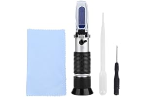 Akozon Antyfreeze Refraktometr Przenośny samochodowy Akumulator przeciw zamarzaniu Refraktometr Tester ATC Tester glukozy we krwi do pomiaru temperatury krzepnięcia w motoryzacji