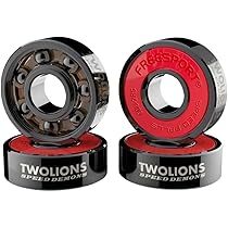 送料無料 TwoLions Full Steel Pre-Lubricated 608 Bearings Pack of 8 for Skateboards Longboards Inline Roller Skate or Sc 61aeZEbI47L._AC_UL210_SR210,