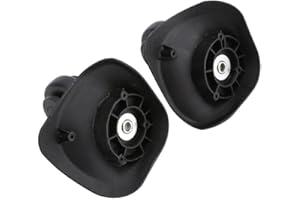 Dekaim Luggage Wheel, 2pcs PVC Rotella Ricambio Per Valigia Trolley Ruote Bagaglio