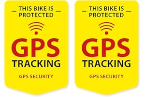 RITTER MEDIENDESIGN Lot de 2 autocollants de suivi GPS pour vélo, VTT, trekking, résistant aux intempéries et aux UV
