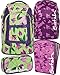 Produktbild satch pack Ivy Blossom 4er Set Rucksack, Schlamperbox, Heftebox & Regencape Lila
