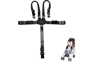 MALOUSUN Hauck Hochstuhl Gurt,5 Punkt Gurt Hochstuhl Sicherheitsgurt,Ersatz-Sicherheitsgurte für Baby Kinderwagen,Verstellbare Wandelbare Gurt Tripp Trapp Stuhl,Kinderschutzgurt,Universal Anschnallgurt Zubehör