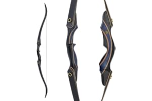 ‎DRAKE ARCHERY DRAKE ARCHERY Elite Blue Royal - 60 Zoll - 20-60 lbs - Take Down Recurvebogen