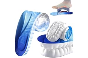 EWAYZ 4D Cloud Technology Plantar Fasciitis Relief Arch Support Orthopedic Insoles Relieve Flat Feet Heel Pain Shock Absorption Comfortable Inserts Insoles for Men and Women (Small EU 39-40)