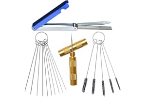 Boxwizard Carburatore Carbon Dirt Jet Detergente per la pulizia del carburatore, kit di aghi per la pulizia con spazzole per moto ATV motorini, saldatore Carb Chainsaw Spray