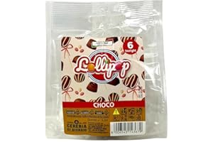 CERERIA DI GIORGIO 6 tealight Lollipop profumati - Cioccolato Noir - Durata 3 ore