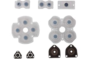 Timorn Ersatzteile Alle Set von Key Pad Buttons Pad Conductive Buttons Kit für Playstation 4 PS4 (1 Set)