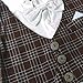 EFE Baby Boys Infant Outfits Gentlemen Plaids Romper Suit Party Clothes Jumpsuit 9-12 Months