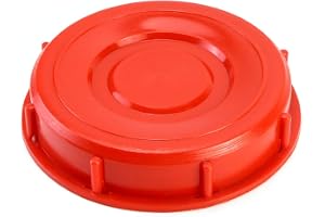 QWORK® IBC tanklock, IBC Vattentanklock, tanktillbehör plast röd 163 mm (# B)