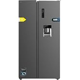 Cecotec Bolero CoolMarket SBS 562 Dark D. 177 cm High and 90 cm Wide, Class D, Multi Air Flow System, Total No Frost, Motor I