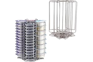 Utiz 52 cápsulas de café giratorio T-Disc Holder Rack para cápsulas de café Tassimo Latte Macchiato Bosch