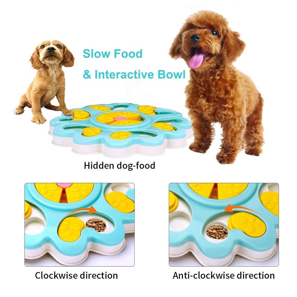 Winke Dog Puzzle Feeder Toy Slow Feeder Dog Bowl Puppy Treat