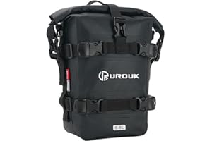 UROUK Bolsa Moto Impermeable Bolsa Lateral Parachoques para Moto Bolsa Deposito Motocicleta Estanca Deposito