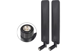 YILIANDUO 2 Pièces Antenne 4G LTE SMA Mâle Omnidirectionnelle Cellulaire Antenne 433MHz 12dBi Haut Gain Amplificateur de Signal pour Routeur sans Fil/Booster WiFi/Caméra Sécurité/Caméra Jeu