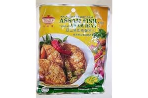 BITES OF ASIA TEAN'S GOURMET - MALAYSIAN TRADITIONAL - ASAM FISH PASTE / TUMISAN - ASAM IKAN / NO MSG ADDED - Serve 4-6 persons / 7 OZ - 200 G /Product of Malaysia by N/A