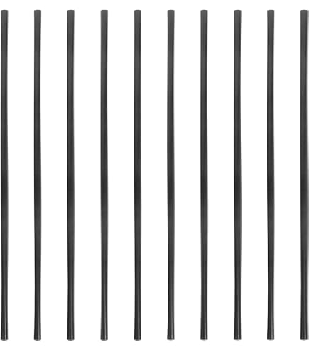 Lot De 4 Tiges Rondes En POM Acétal Noir - Diamètre 3/8" - Longueur 60 Pouces