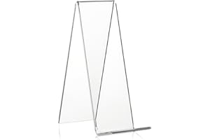 ‎VITADISPLAYS VITAdisplays® Schrägsteller, Buchständer, Warenträger als Buchstütze aus PLEXIGLAS® (Transparent, 15 cm)
