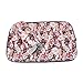 Bebamour Original Floral Designer Diaper Tote Bags Nappy Changing Bag (Red)
