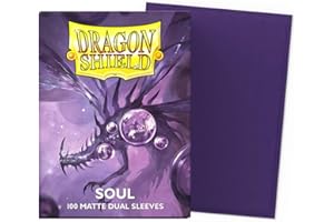 Arcane Tinmen ApS ART15062 Dragon Shield: Matte – Dual Soul (Metallic Purple)