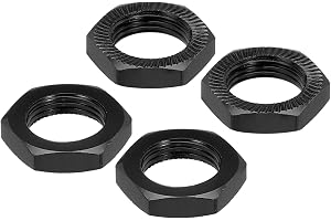 QUARKZMAN Aluminium 17 mm RC hjulmutter gänga M12 x 1,0 mm hexagon hjulmuttrar RC hjulmutter för 1/8 RC modellbil lastbil ter