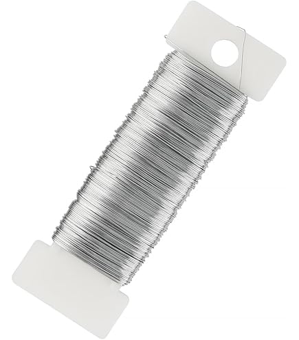 Lot De 2 Fil De Fer Pour Fleurs Galvanisé,Longueur 35 M - Fil